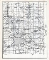 Linn County Map, Iowa State Atlas 1930c